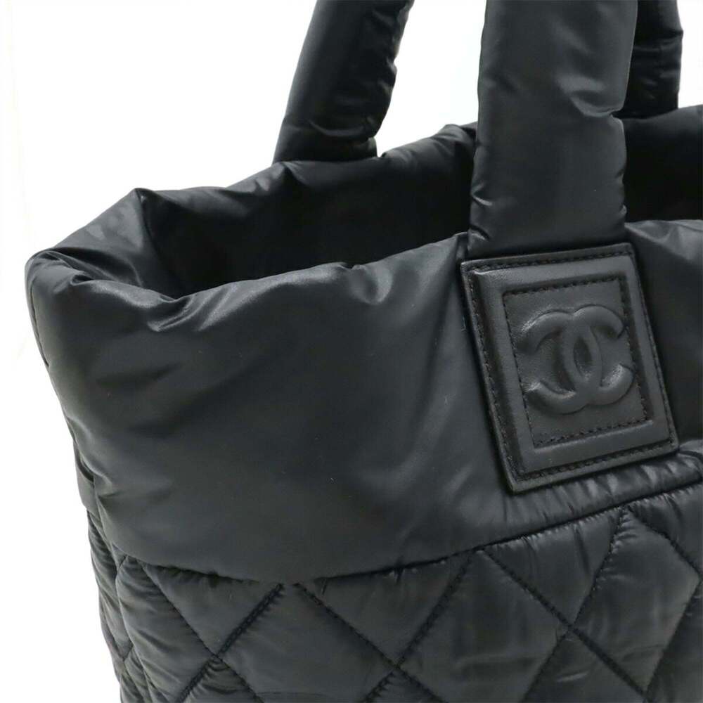 CHANEL Black Leather Tote Bag - Picture 7 of 8